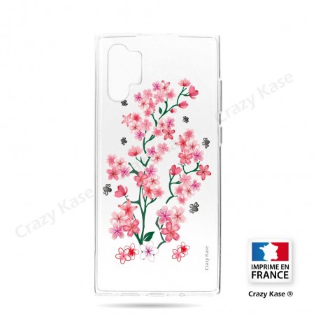Coque compatible Galaxy Note 10 Plus souple Fleurs de Sakura - Crazy Kase