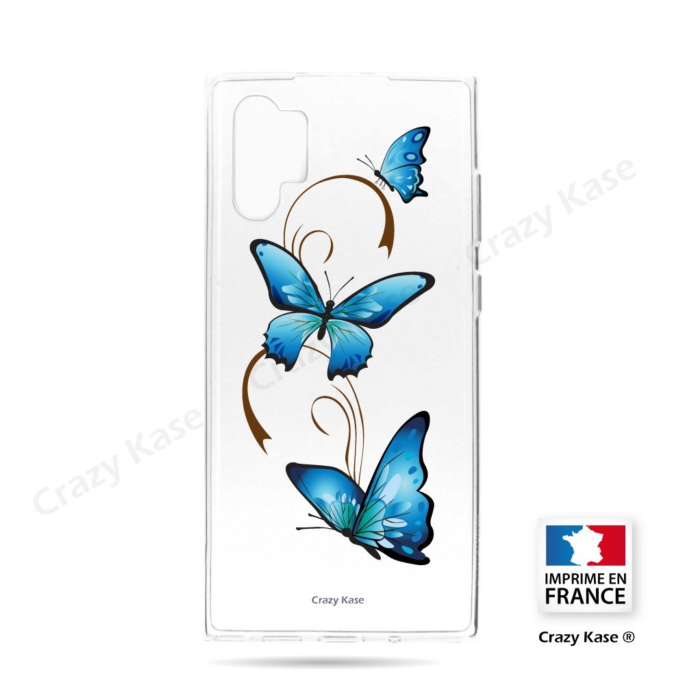 Coque compatible Galaxy Note 10 Plus souple Papillon sur Arabesque - Crazy Kase
