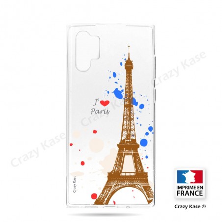 Coque compatible Galaxy Note 10 Plus souple Paris - Crazy Kase