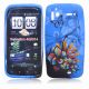 Coque HTC Sensation G14 motif fleurs et papillons