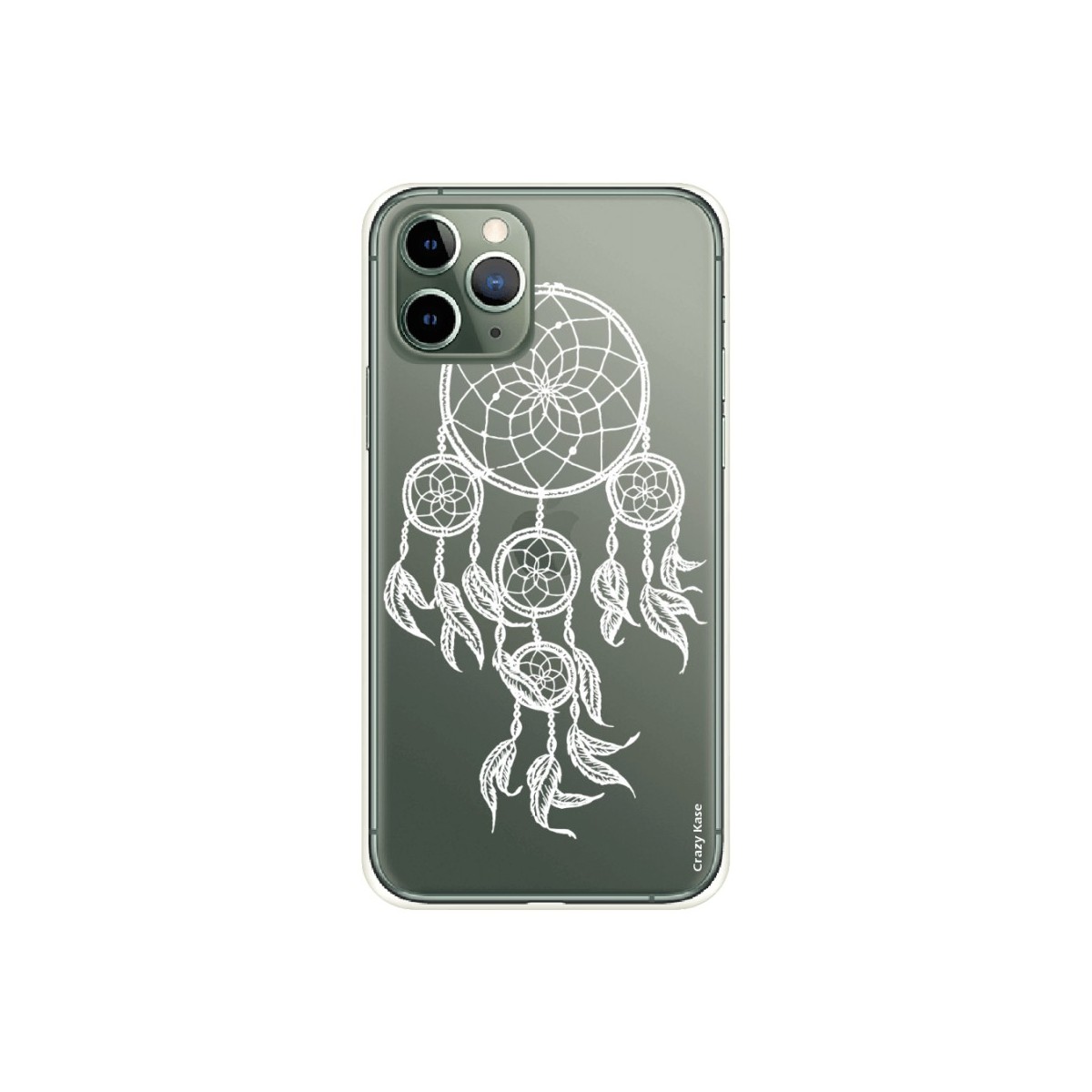Coque pour iPhone 11 Pro souple motif Attrape Rêves Blanc - Crazy Kase