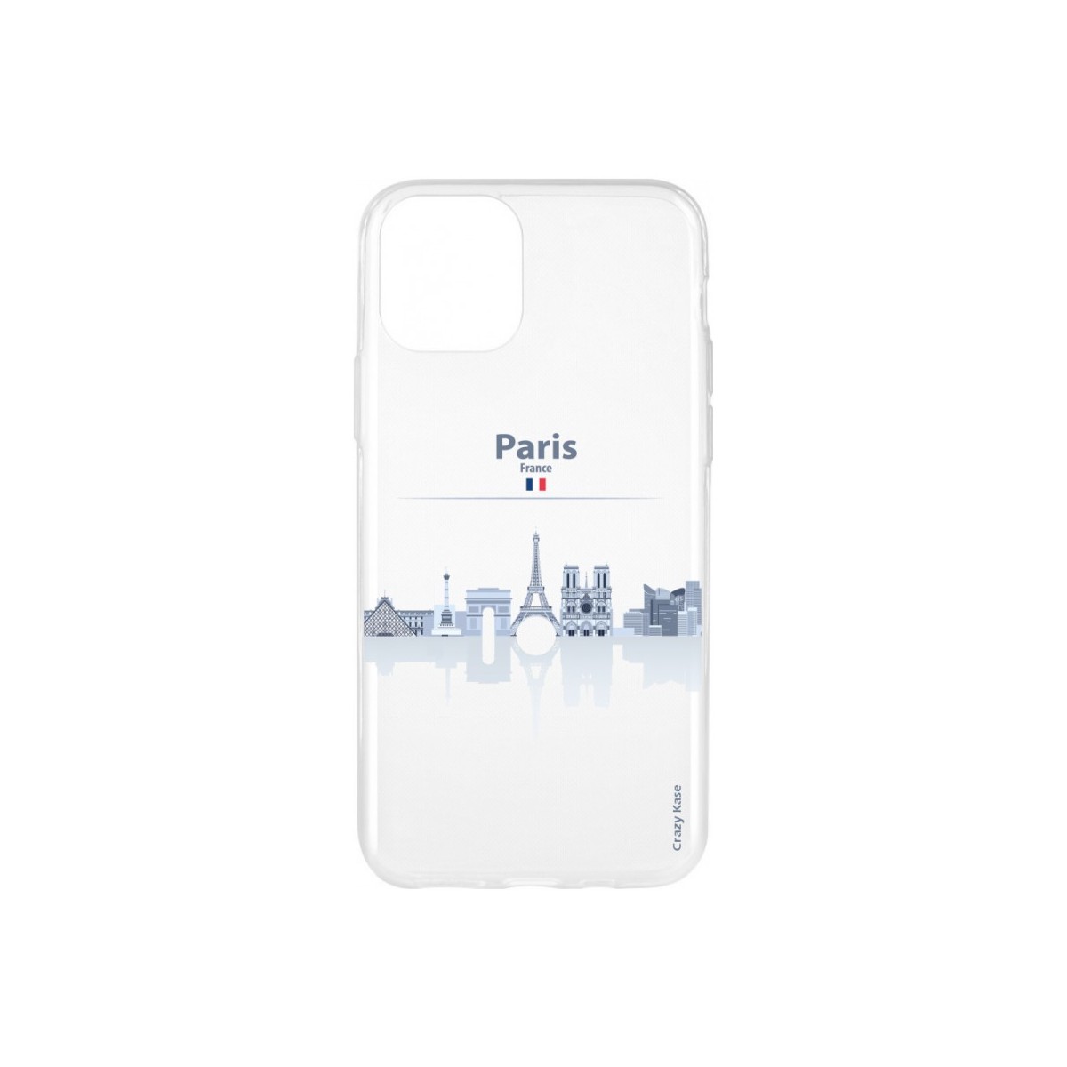 Coque pour iPhone 11 Pro Max souple Monuments de Paris - Crazy Kase