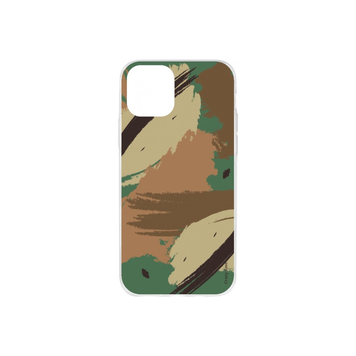 Coque pour iPhone 11 Pro Max souple motif Camouflage - Crazy Kase