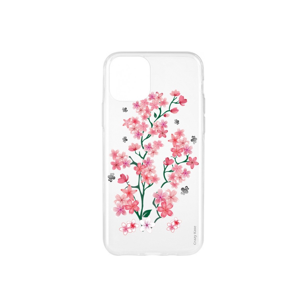 Coque pour iPhone 11 Pro Max souple motif Fleurs de Sakura - Crazy Kase