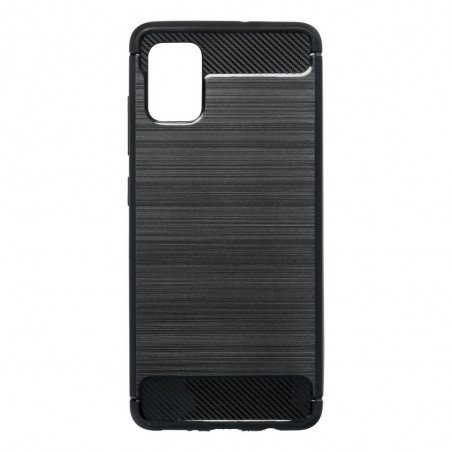 Coque pour Samsung Galaxy A51 Noir souple effet carbone - Crazy Kase
