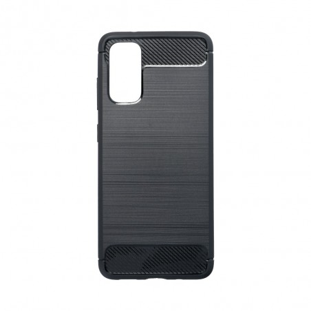 Coque pour Samsung Galaxy S20 Noir souple effet carbone - Crazy Kase