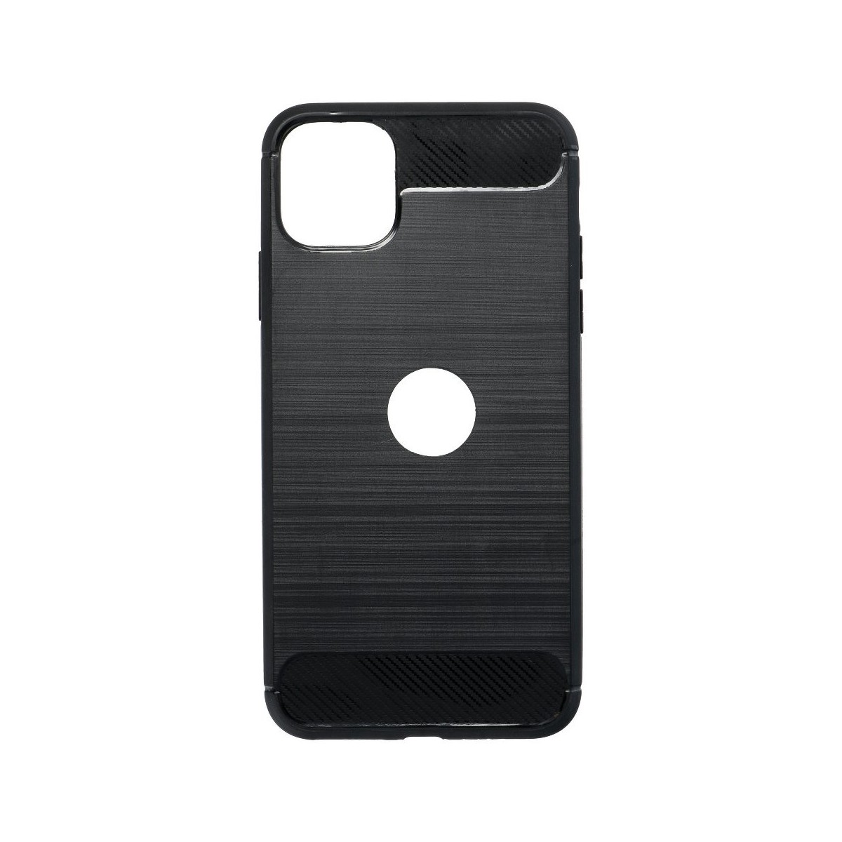 Coque pour iPhone 11 Pro Max Noir souple effet carbone - Crazy Kase