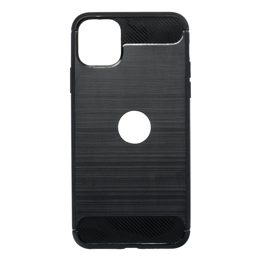 Coque pour iPhone 11 Pro Max Noir souple effet carbone - Crazy Kase