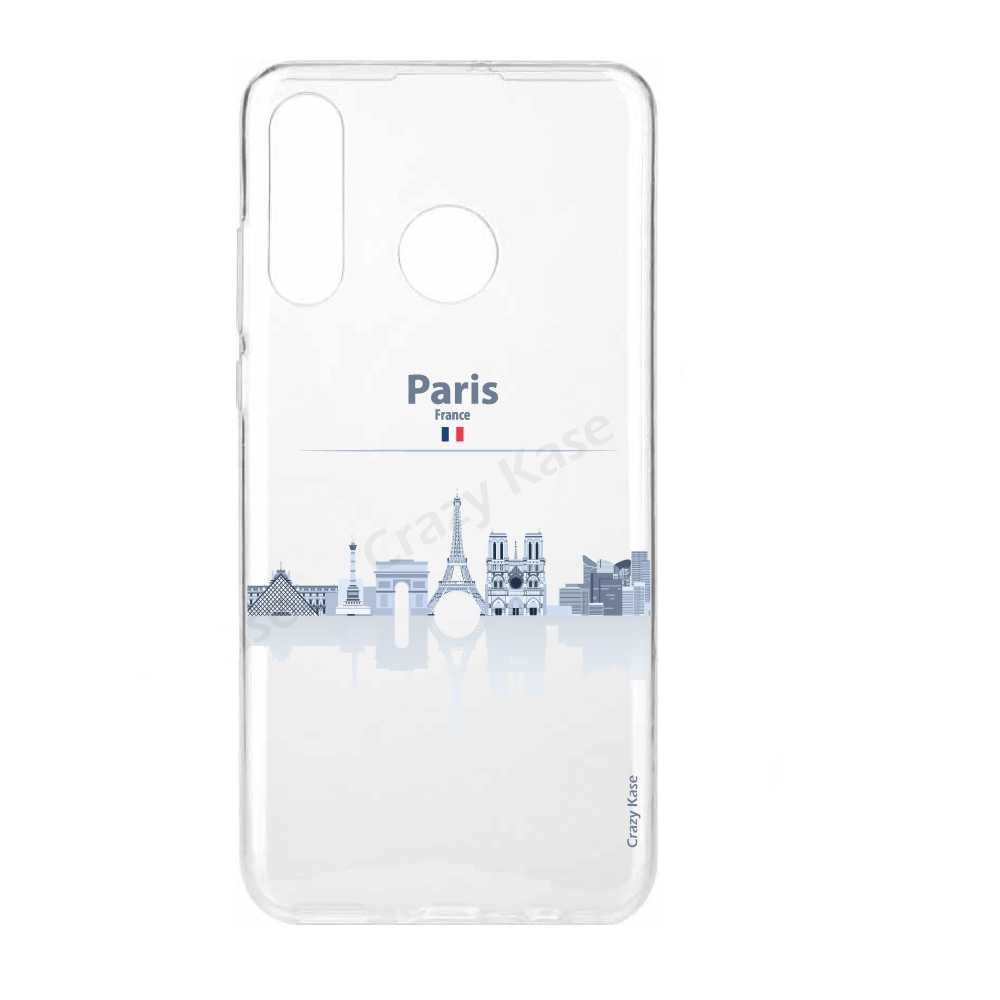 Coque compatible Huawei P30 Lite souple Monuments de Paris - Crazy Kase