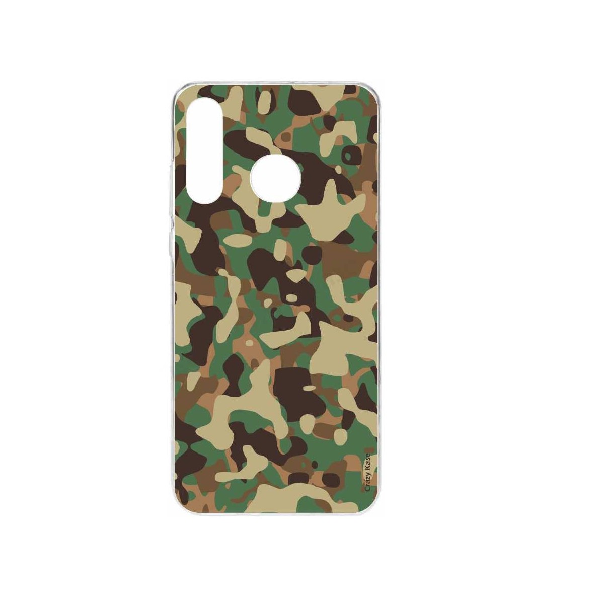 Coque Huawei P30 Lite  souple motif Camouflage militaire - Crazy Kase