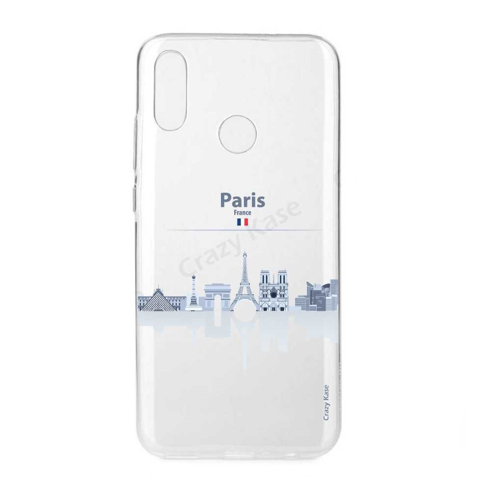 Coque Huawei P Smart 2019 souple Monuments de Paris - Crazy Kase