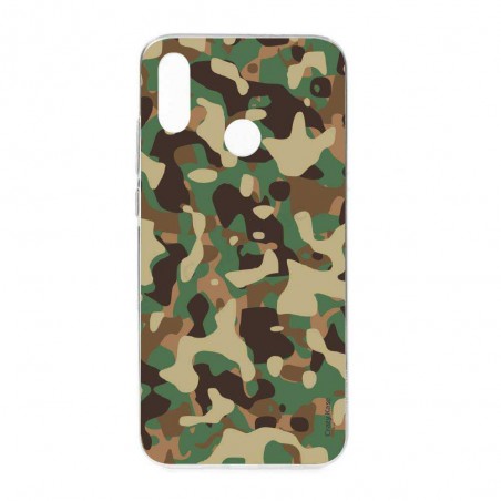 Coque Huawei P Smart 2019 souple motif Camouflage militaire - Crazy Kase
