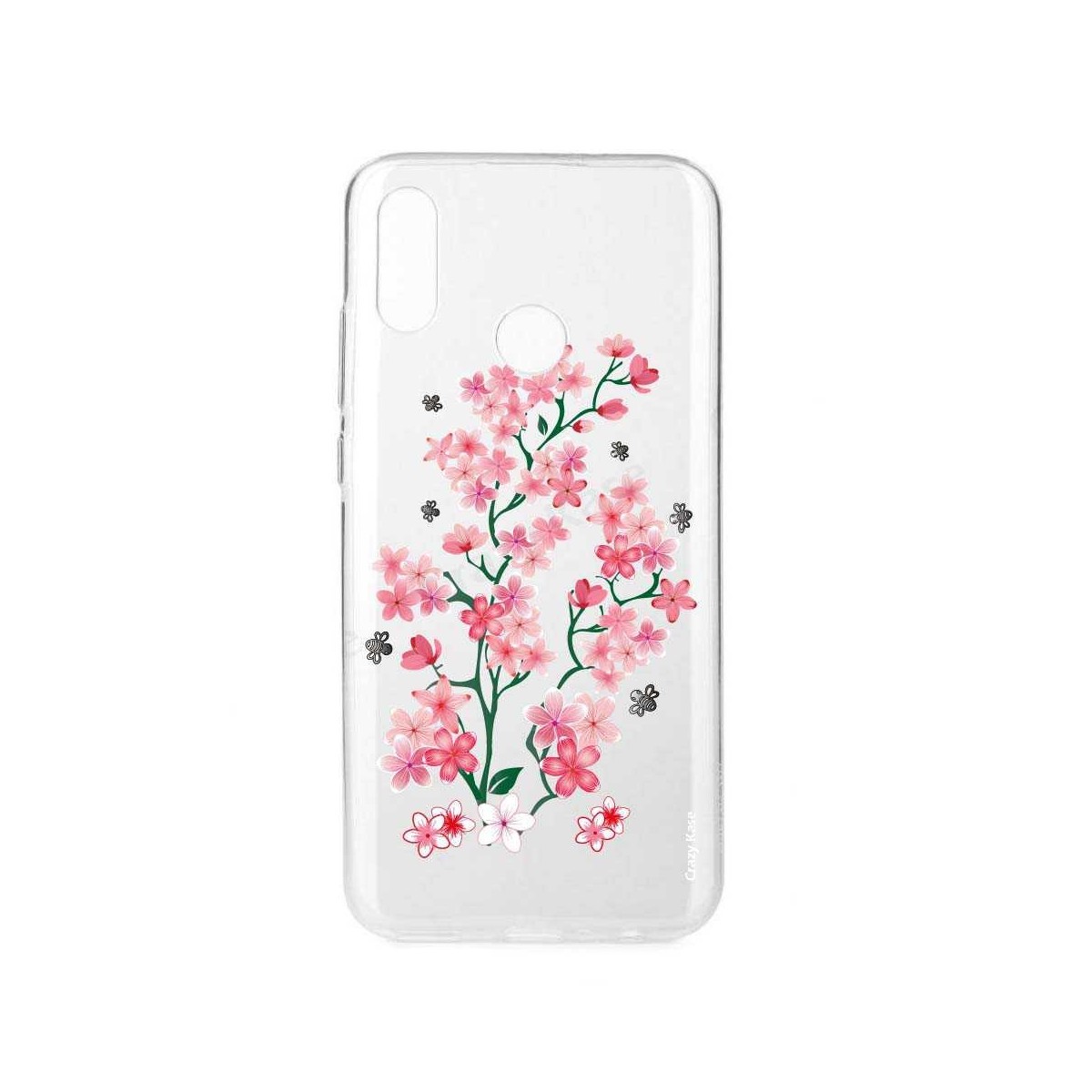 Coque Huawei P Smart 2019 souple motif Fleurs de Sakura - Crazy Kase