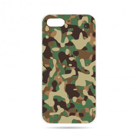 Coque iPhone 7 souple motif Camouflage militaire - Crazy Kase
