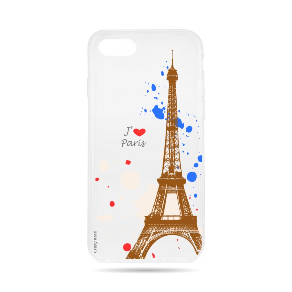 Coque  iPhone 7 / 8 souple Paris -  Crazy Kase
