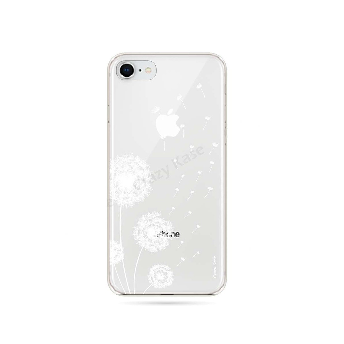 Coque iPhone 8 souple Fleurs de pissenlit - Crazy Kase