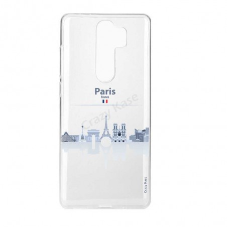 Coque Xiaomi Redmi Note 8 Pro souple Monuments de Paris - Crazy Kase
