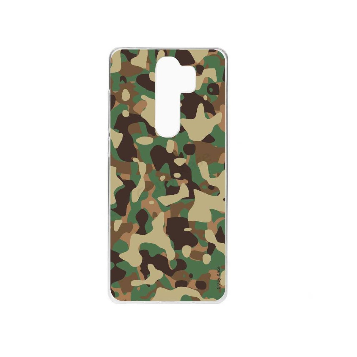 Coque Xiaomi Redmi Note 8 Pro souple camouflage militaire - Crazy Kase