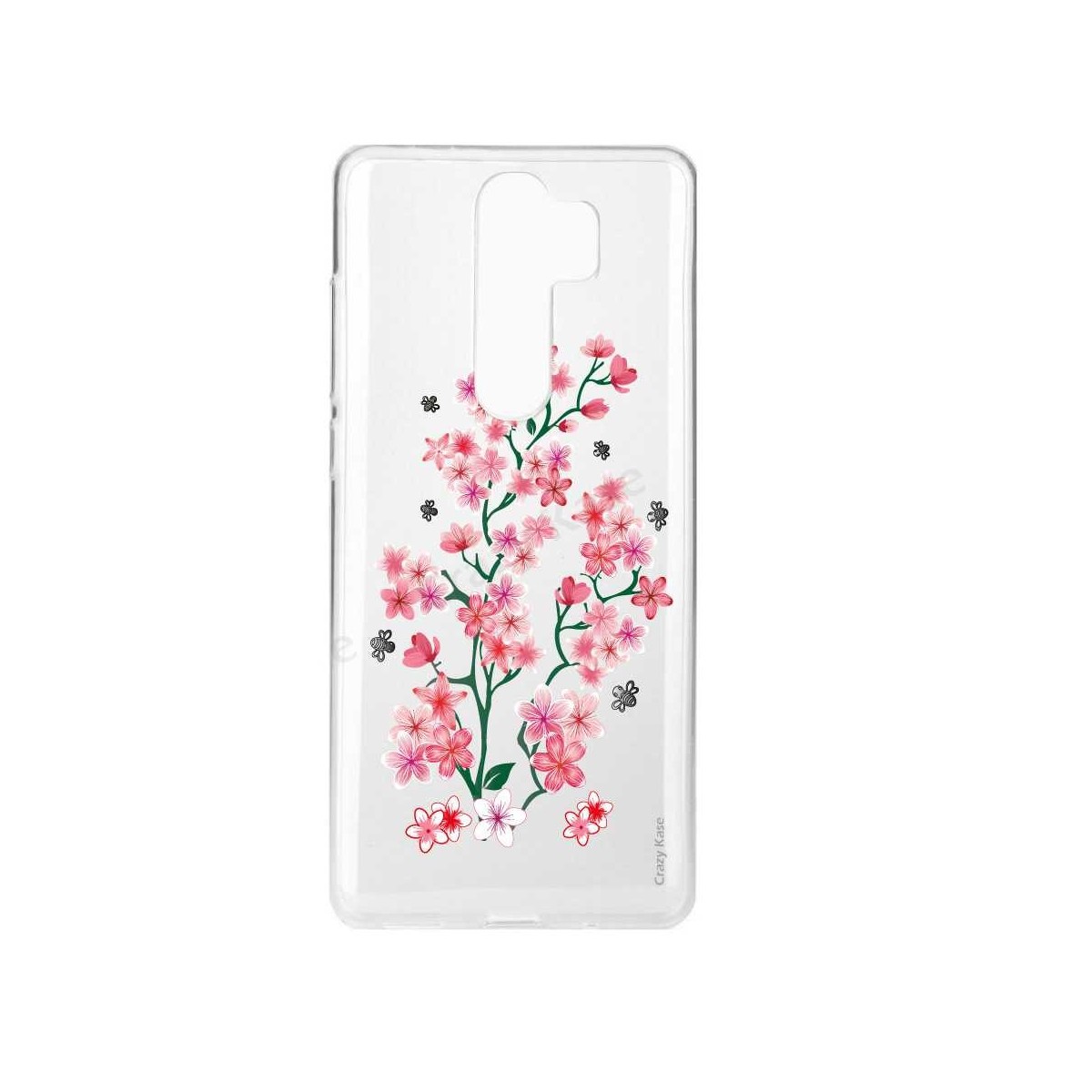 Coque Xiaomi Redmi Note 8 Pro souple Fleurs de Sakura - Crazy Kase