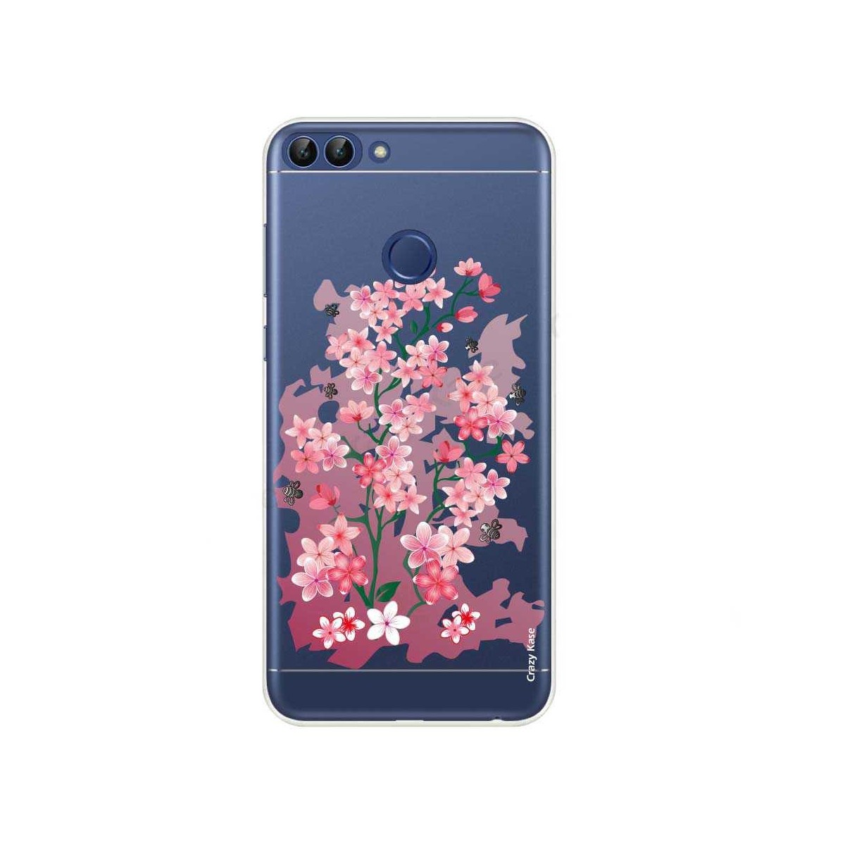 Coque Huawei P Smart 2018 souple motif Fleurs de Cerisier - Crazy Kase