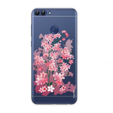 Coque Huawei P Smart 2018 souple motif Fleurs de Cerisier - Crazy Kase