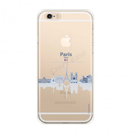 Coque iPhone 6 / 6s Plus souple Monuments de Paris - Crazy Kase