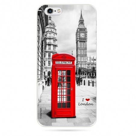 Coque iPhone 6 / 6s souple motif Londres - Crazy Kase