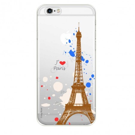 Coque iPhone 6 / 6s souple Paris - Crazy Kase