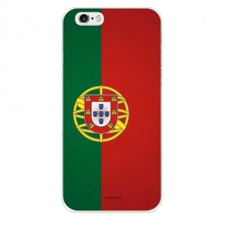 Coque iPhone 6 / 6s souple motif Drapeau Portugais - Crazy Kase