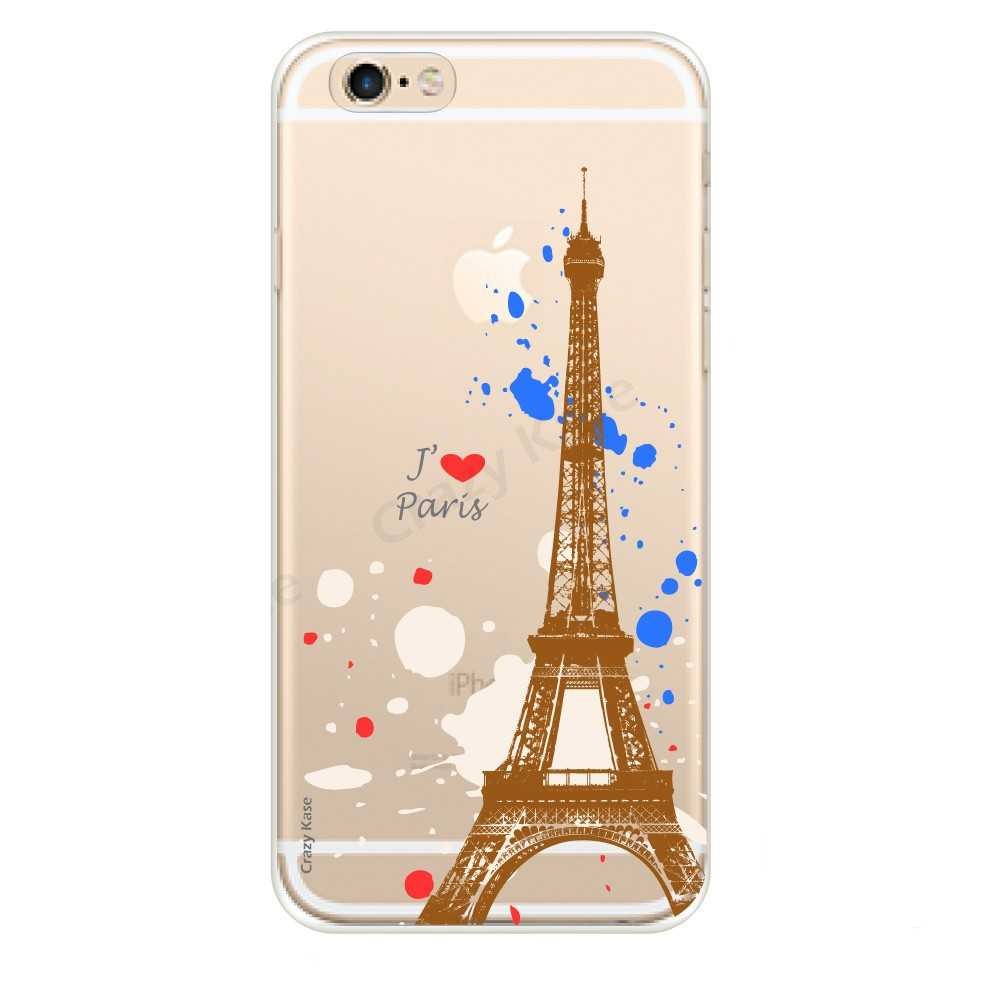 Coque compatible iPhone 6 Plus / 6s Plus souple Paris -  Crazy Kase
