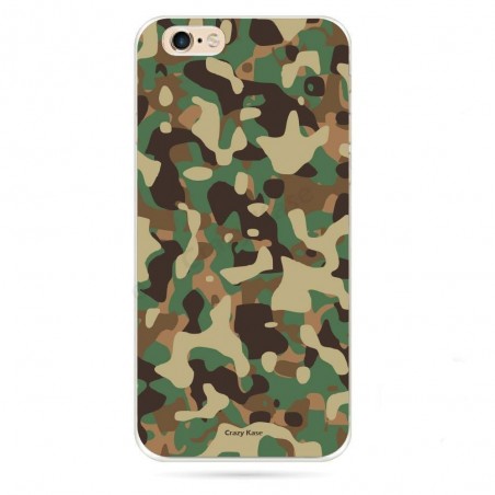 Coque iPhone 6 Plus / 6s Plus souple motif Camouflage militaire - Crazy Kase
