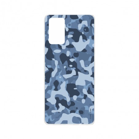 Coque Samsung Galaxy S20 Plus souple Camouflage militaire bleu Crazy Kase