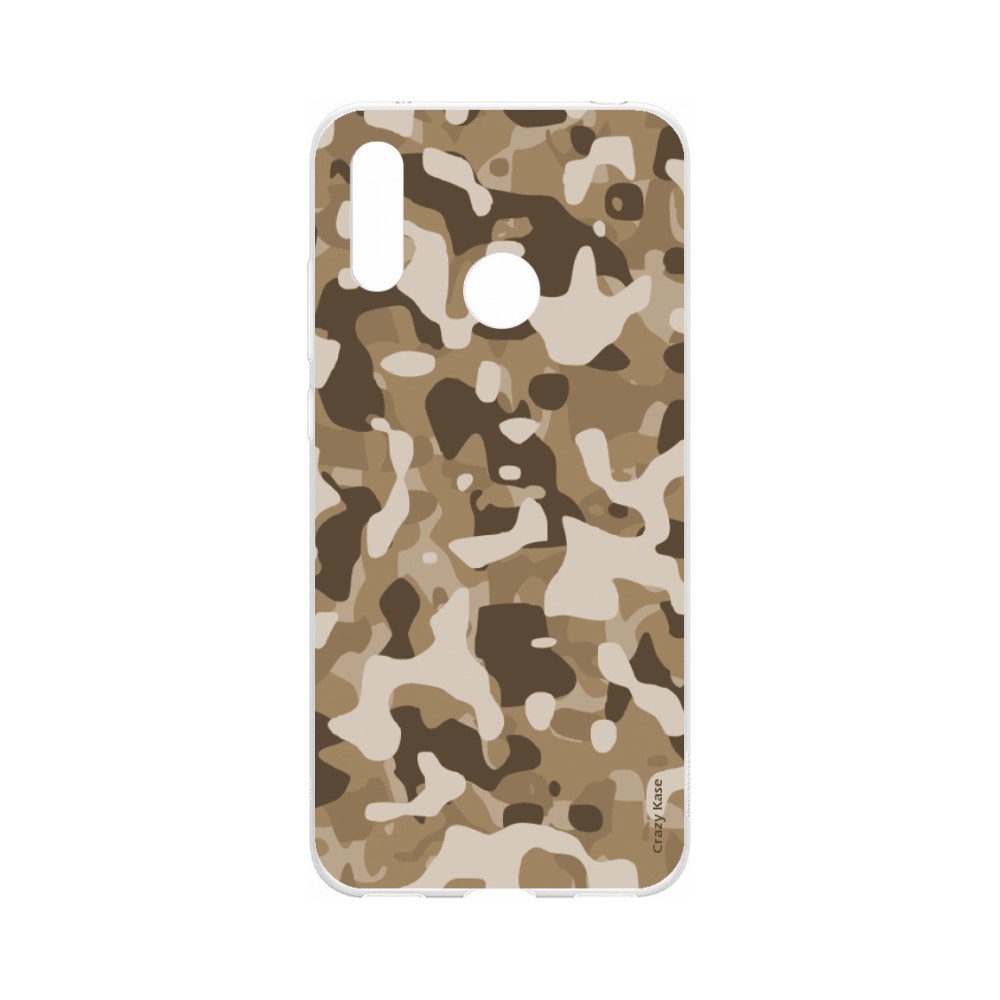 Coque Huawei Y7 2019 souple Camouflage militaire désert Crazy Kase