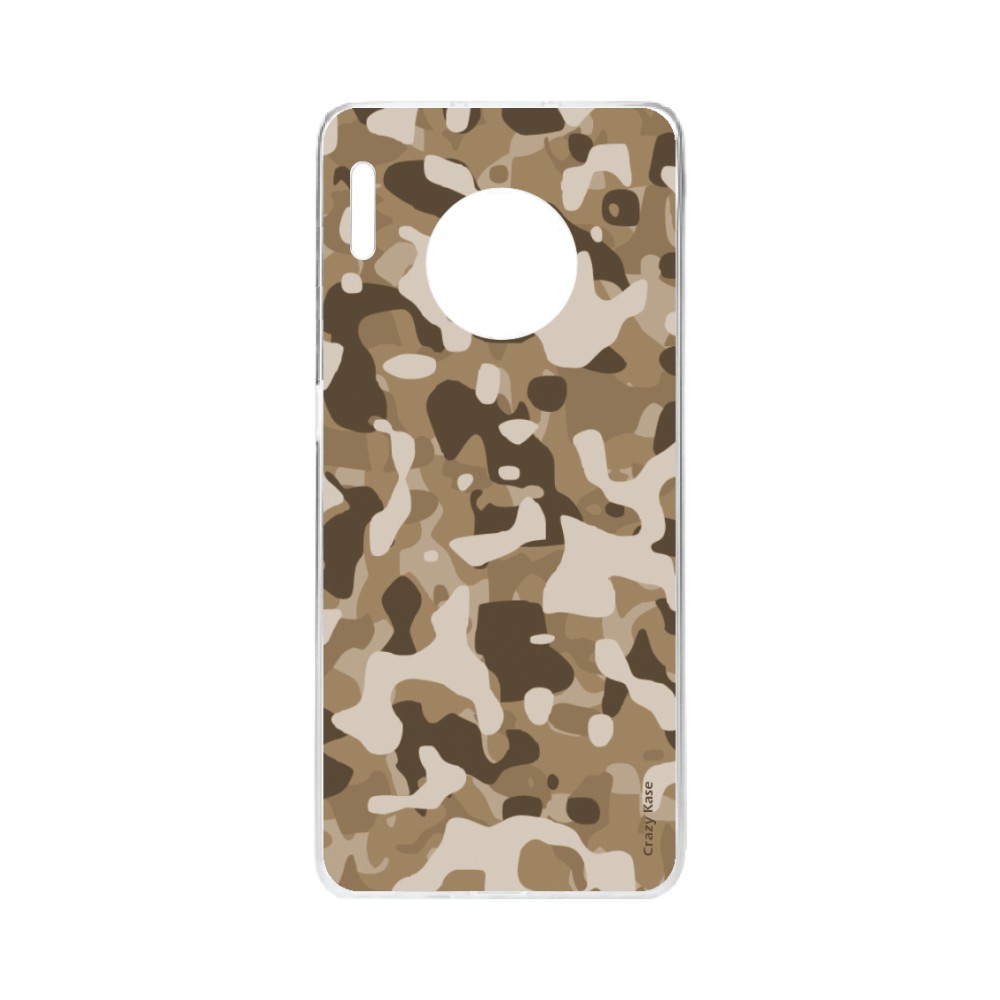 Coque Huawei Mate 30 Pro souple Camouflage militaire désert Crazy Kase