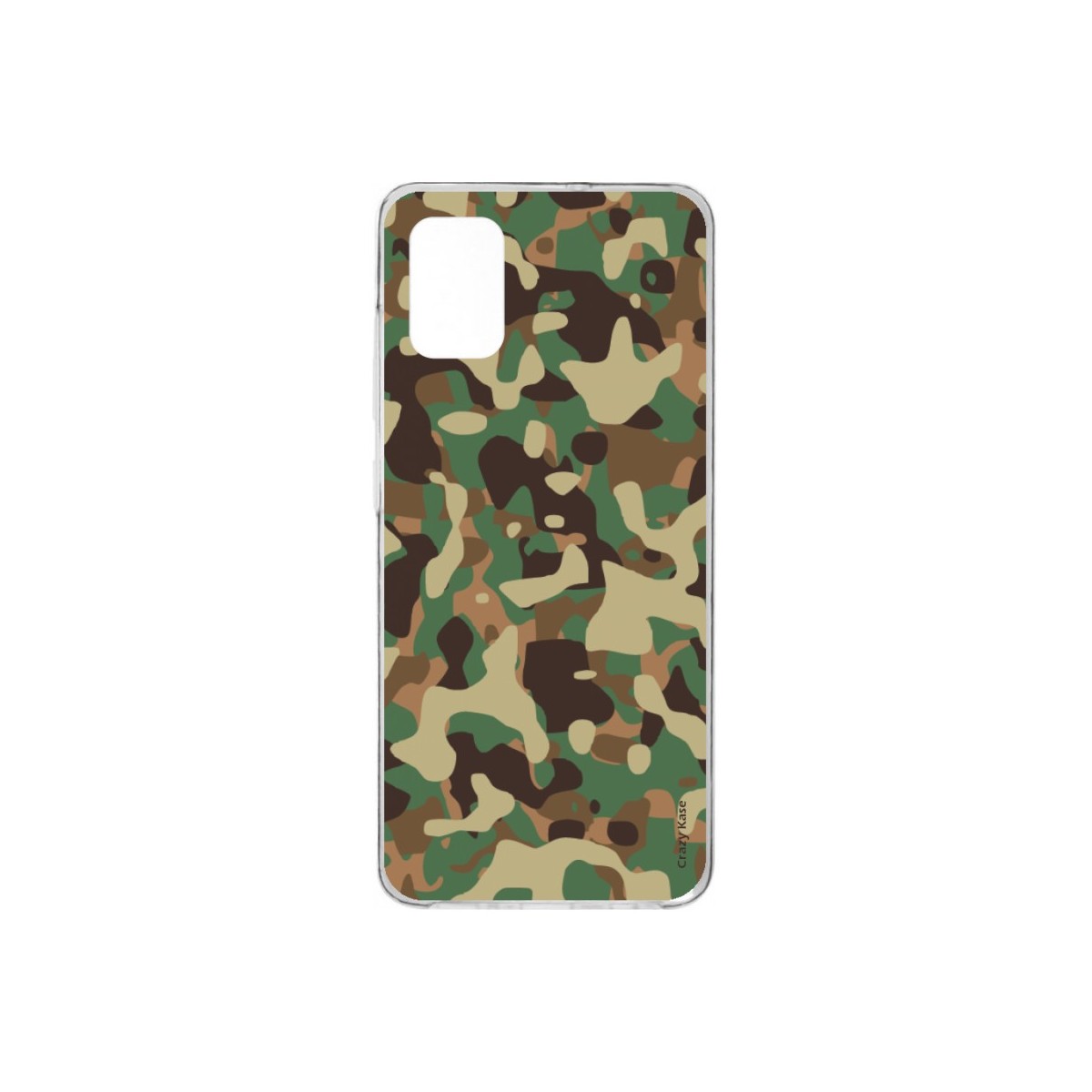 Coque pour Samsung Galaxy A41 souple Camouflage militaire Crazy Kase