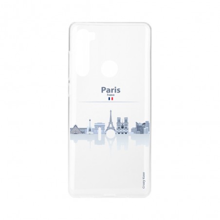 Coque Xiaomi Redmi Note 8 souple Monuments de Paris Crazy Kase
