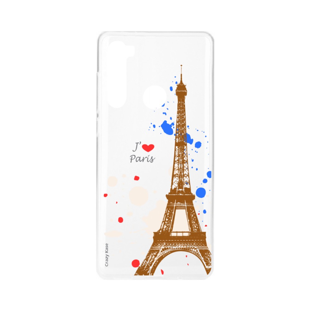 Coque Xiaomi Redmi Note 8 souple Paris Crazy Kase