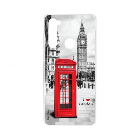 Coque Xiaomi Redmi Note 8 souple I love London Crazy Kase