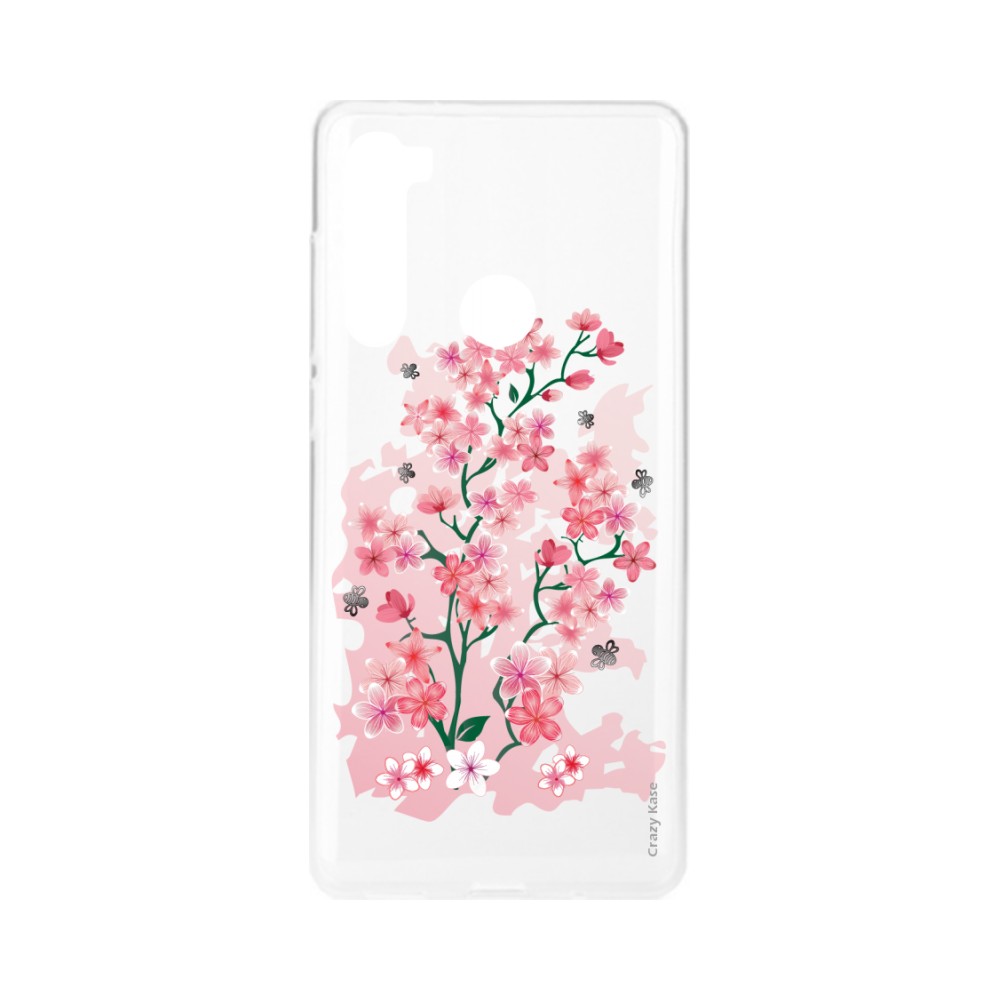 Coque Xiaomi Redmi Note 8 souple Fleurs de Cerisier Crazy Kase
