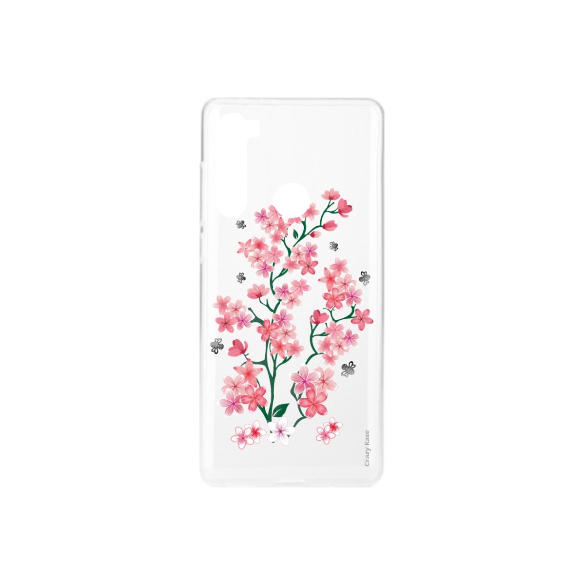 Coque Xiaomi Redmi Note 8 souple Fleurs de Sakura Crazy Kase