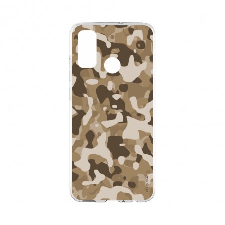 Coque Huawei P Smart 2020 souple Camouflage militaire désert Crazy Kase