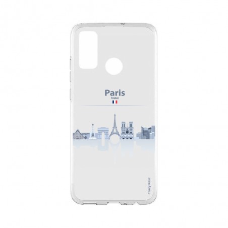 Coque Huawei P Smart 2020 souple Monuments de Paris Crazy Kase