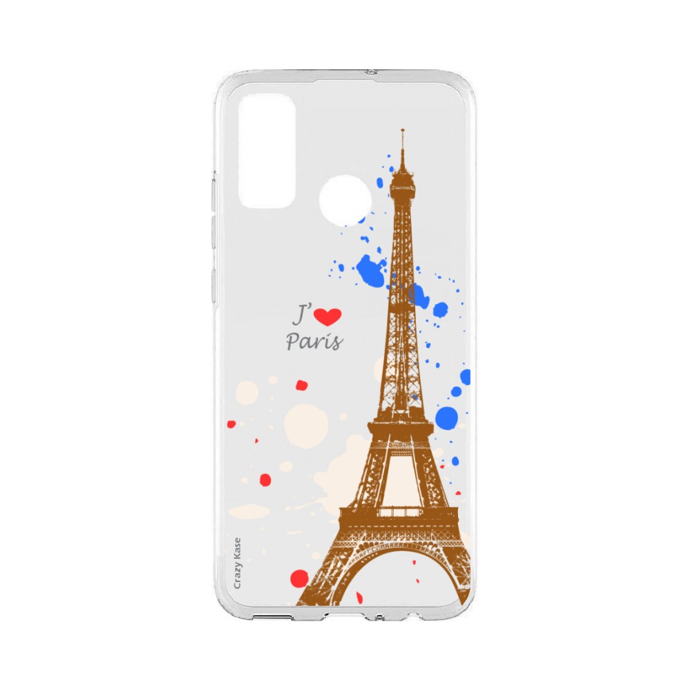 Coque Huawei P Smart 2020 souple Paris Crazy Kase