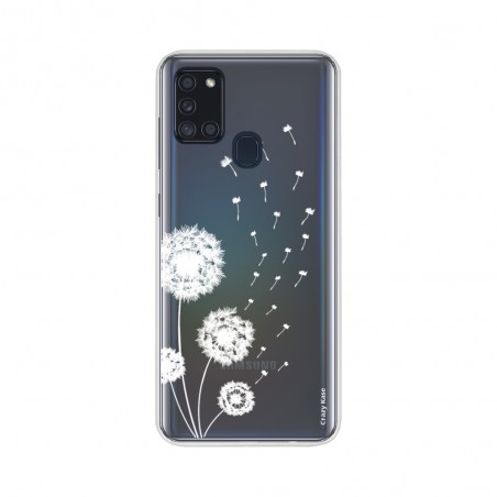 Coque Samsung Galaxy A21s souple Fleur de pissenlit Crazy Kase