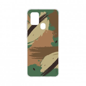 Coque Samsung Galaxy A21s souple Camouflage Crazy Kase