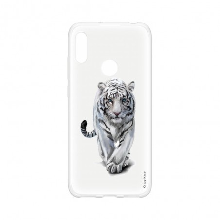 Coque pour Huawei Y6s souple Tigre blanc Crazy Kase