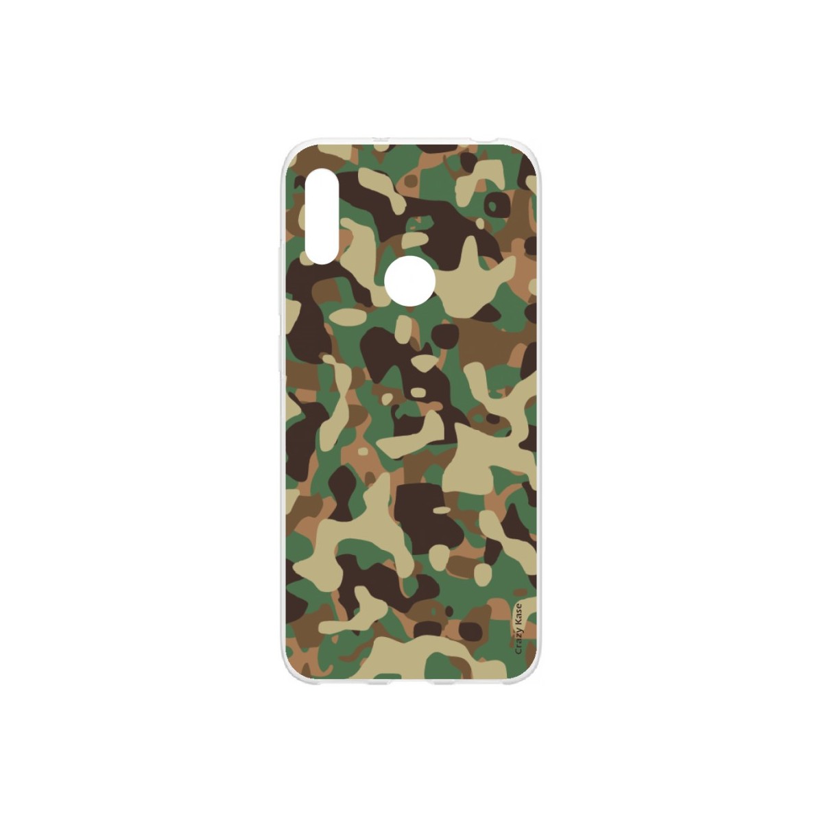 Coque Huawei Y6s souple Camouflage militaire Crazy Kase