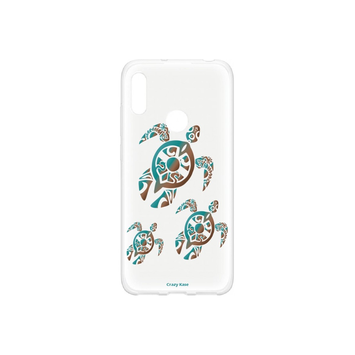 Coque Huawei Y6s souple Famille Tortue Crazy Kase