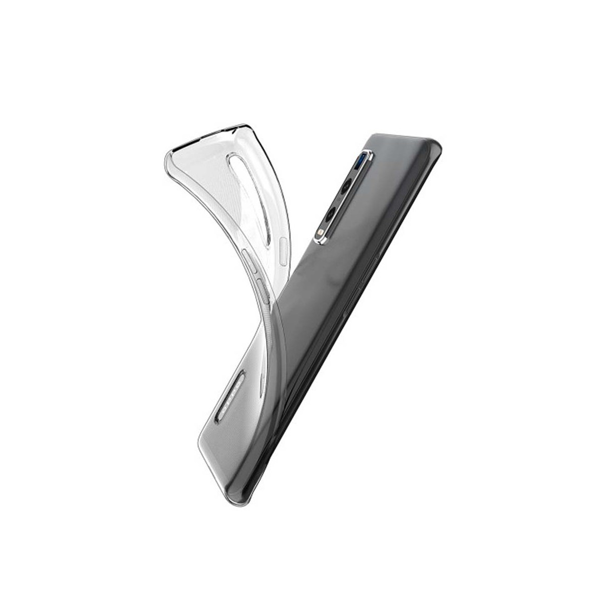 Akami Coque Oppo Find X2 Pro, Housse de protection en silicone de haute qualité, Transparent