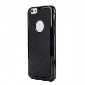 Coque iPhone 6 motif 3D Cube noire